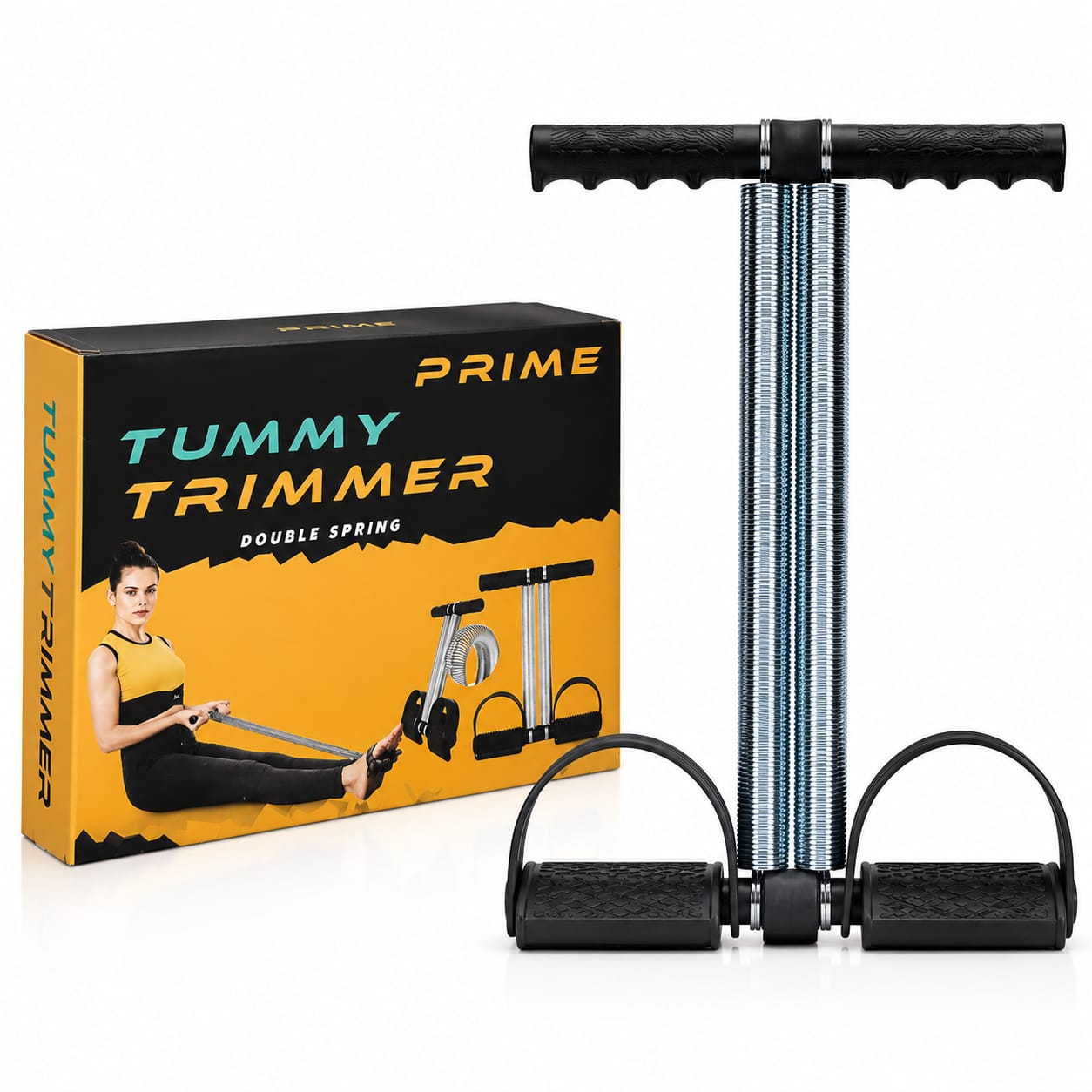 Double Spring Tummy Trimmer – Full Body Home Workout Trainer