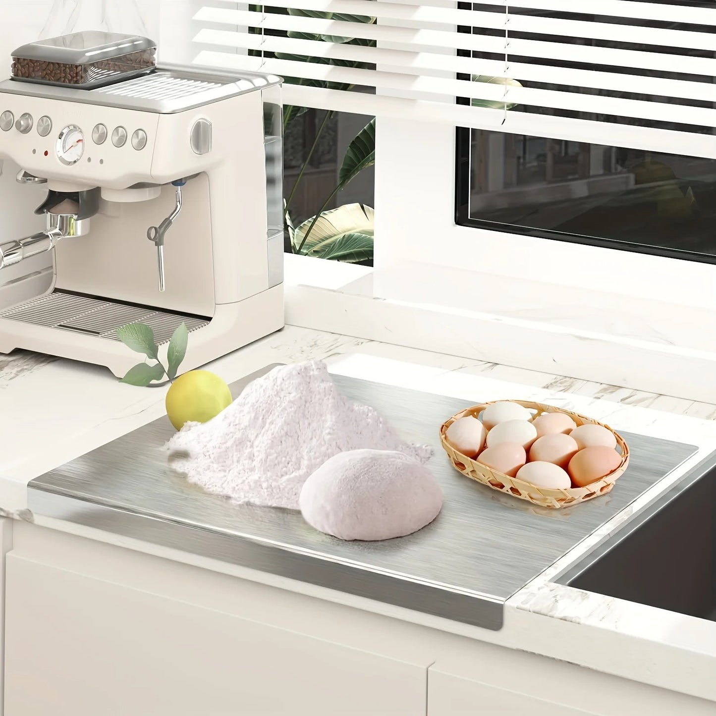 Stainless Steel Cutting Board for Kitchen – Durable & Hygienic