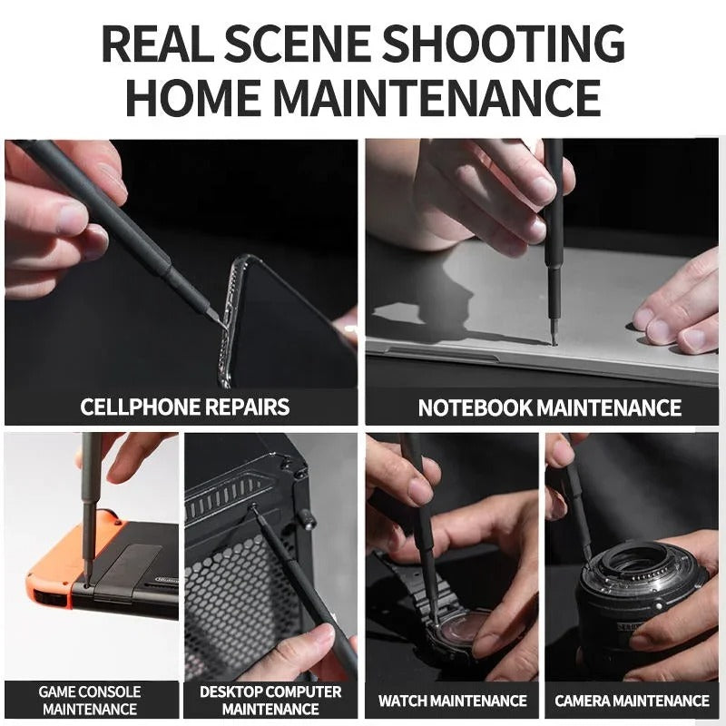 25-in-1 Precision Screwdriver Kit | Magnetic Bits & Case for iPhone, Laptop and Other Repairs