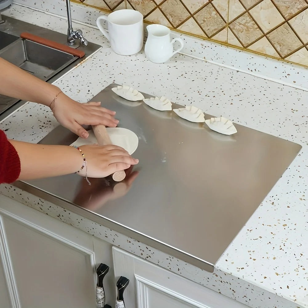 Stainless Steel Cutting Board for Kitchen – Durable & Hygienic