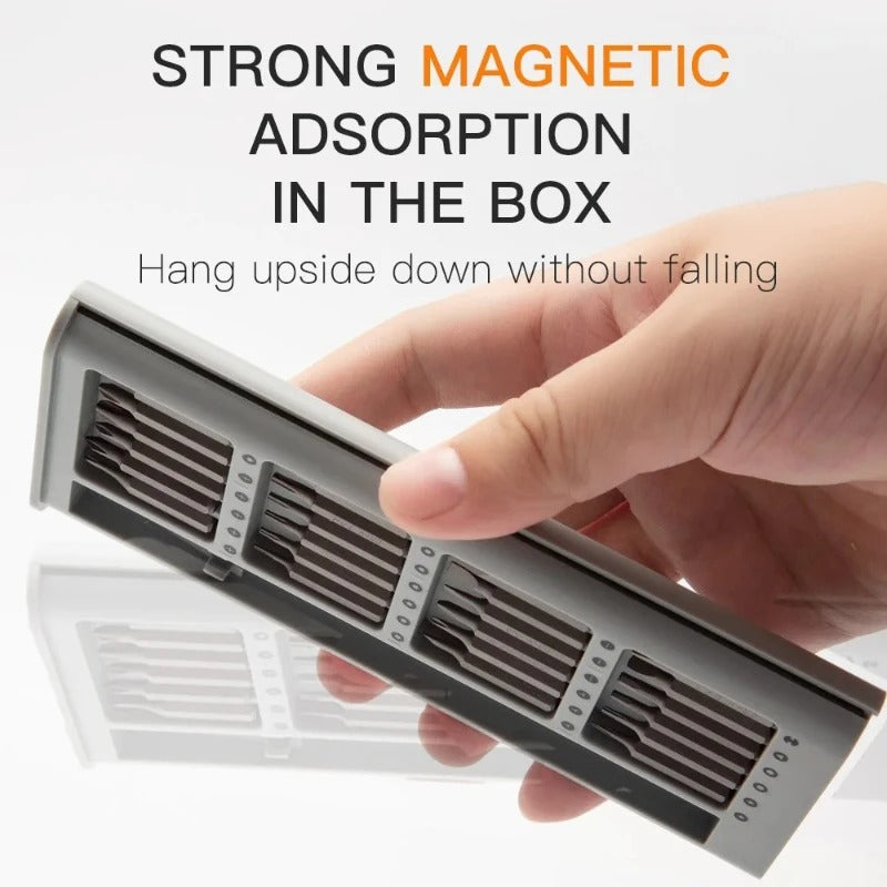 25-in-1 Precision Screwdriver Kit | Magnetic Bits & Case for iPhone, Laptop and Other Repairs